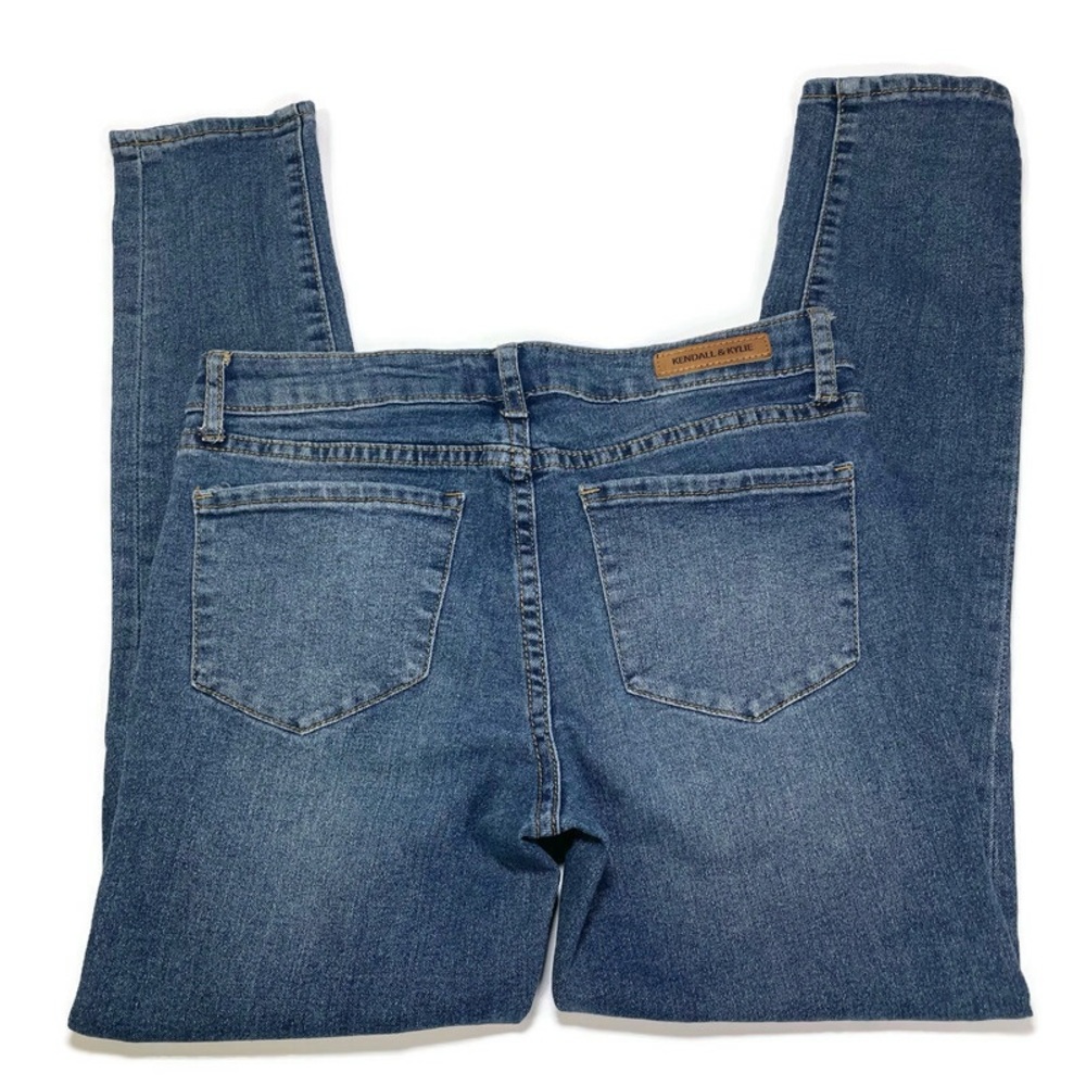Kendall & Kylie Skinny Jean Women’s 8 Blue Medium Wash Mid Rise Ankle Classic - Picture 12 of 12